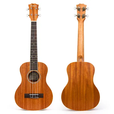 $62.99 • Buy Tenor Ukulele 26 Inch Hawaii Guitar Mahogany Top Abalone Soundhole Rosette