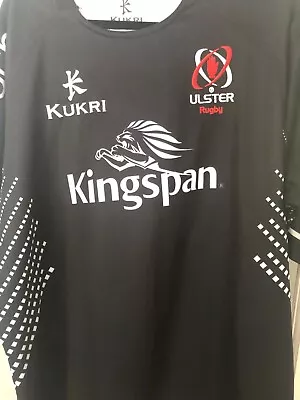 Ulster Rugby Union Shirt 5XL - Black • £14