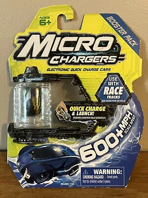 Micro Chargers Electronic Micro Racing Car Booster Quick Charge Car - Black/Blue • $10