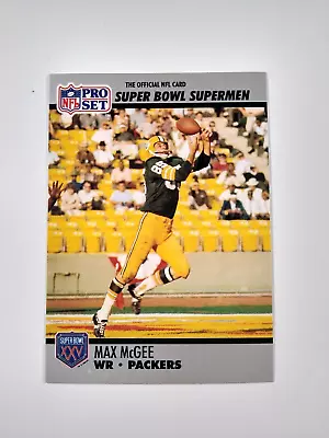 1990 Pro Set Super Bowl Superman Max McGee #47 • $1.50