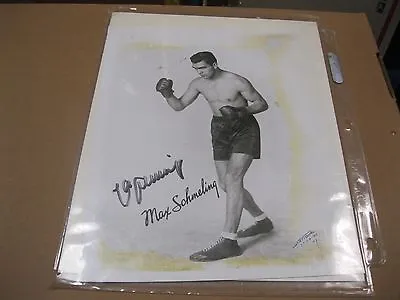 Max Schmeling Signed 8x10  Photo Is Also Hand-signed  • $88.31