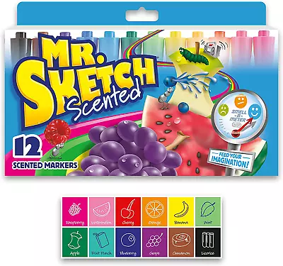 Sanford® Mr. Sketch® Watercolor Markers Scented Assorted Colors Set Of 12 • $15.80