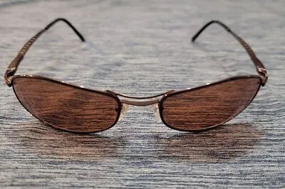 Serengeti Sunglasses 6733 Oval Copper Frame Aviator  Italy Flexible Hinge • $90