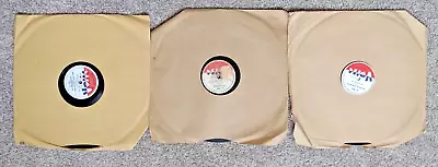 LOT OF 3 VINTAGE ORIGINAL V-DISC WORLD WAR II 78RPM VINYL RECORDS 1945 Goodman • $25.99