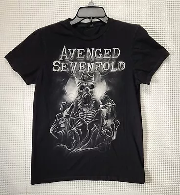 EUC Avenged Sevenfold Band T-Shirt Concert Tour Metal Hardcore Metalcore Size S • $7.60