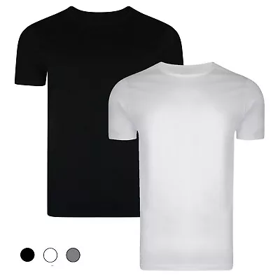 Men's Plain Blank Premium Plain T-shirt Basic Tee Short Sleeve Top Casual New AU • $7.20