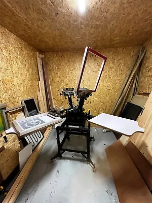 £1200 • Buy Screen Printing Equipment, 4 Colour Machine, Flash Dryer, Inks, Frames & More