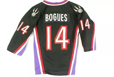 Vintage 90s Nike Muggsy Bogues Hockey Jersey Toronto Raptors Basketball Boys S/M • $99.99