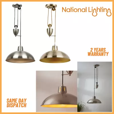 Modern Pendant Ceiling Light Dimmable 60W Indoor Chandelier For Living Room • £99.75