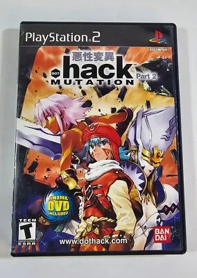.hack MUTATION (Sony PlayStation 2 2003) Tested Working  • $23.99
