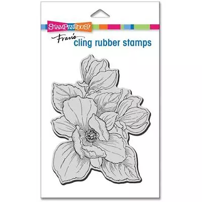 Stampendous Cling Rubber Stamp - Pink Magnolia • £13.99