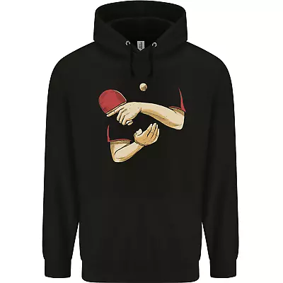 Ping Pong Hands Table Tennis Fancy Dress Mens 80% Cotton Hoodie • $24.89