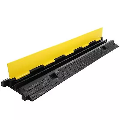  Heavy Duty Rubber Cable Floor Protector Ramp Speed Bump Road Cover  UK • £30