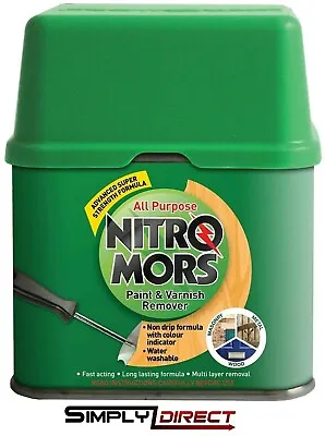 Nitromors New All Purpose Advanced Super Strength Paint Varnish Remover 375ml  • £14.99