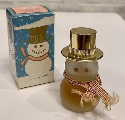 Vintage Avon Mini Snowman ☃️ Petite Cotillion Perfume 50% Full Cute! • $7.49