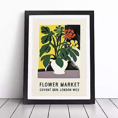 Covent Garden Flower Market Exhibition No.3 Wall Art Print Framed Canvas Picture • £14.95