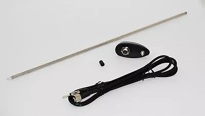 Antenna Side Mount Black Base Fits Volkswagen Type1 1950-1966 Type2 Bus 50-1979 • $33.99