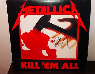 Kirk Hammett Metallica Kill Em All Signed Autographed Vinyl Record LP Beckett • $1499.99