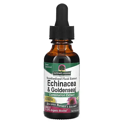 Echinacea & Goldenseal Standardized Fluid Extract 1 Fl Oz (30 Ml) • $13.28