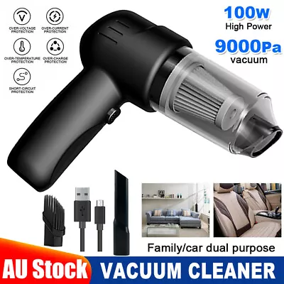 9000Pa 50000RPM Air Duster Blower Vacuum Cleaners Car Computer Laptop Keyboard • $22.95