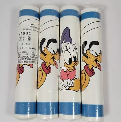 Set Of 4 Disney Babies Mickey Collection Decorative Wall Paper Border 60 Feet • $99.99