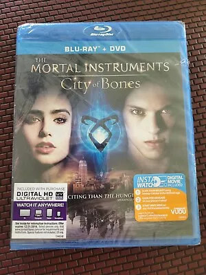 The Mortal Instruments City Of Bones Blu Ray + DVD *New • $8