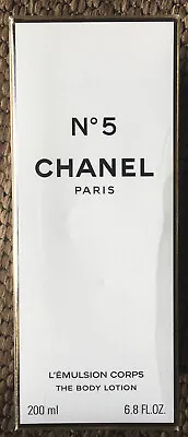 $65 • Buy CHANEL No 5 Women 6.8oz / 200ml The Body Lotion Sealed. Serial #4202