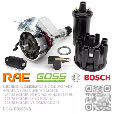 Rae Electronic Dizzy Bosch Mod/coil V8 253 & 308 Red [holden Ht-hg-hq-hj-hx-hz] • $414.50