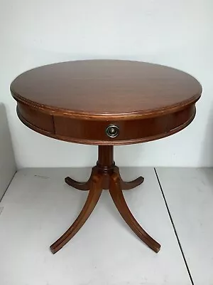 Beautiful Vintage Mahogany Drum Table • $245