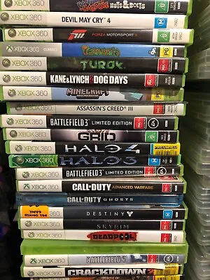 XBOX 360 Games -- FREE POSTAGE -- Select From Drop Down Box  • $10.50