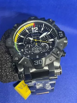 Invicta Aviator Black Mod 40170 Men’s Bracelet Wristwatch • $320