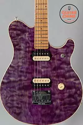 1993 Ernie Ball Music Man EVH Eddie Van Halen Hardtail Translucent Purple Quilt • $6499