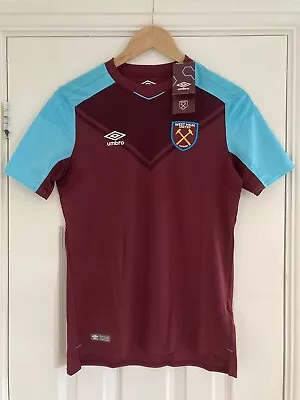 BNWT Official West Ham Umbro Home Shirt 2017/18 XLB Extra Large Boys • £25