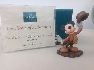  WDCC Mickey's Christmas Carol Ornament  And A Merry Christmas To You  • £40