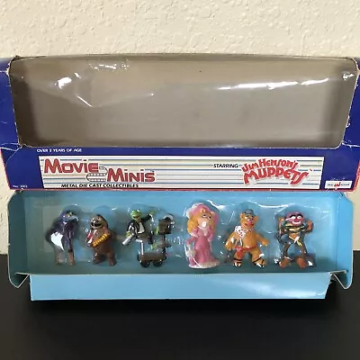 Vintage 1988 Muppets Movie Minis Set Metal Die Cast Figures Figurines Jim Henson • $119.99