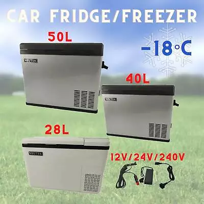 Portable Fridge Freezer Cooler Camping Esky Eski Ice Box Caravan Car 4WD Truck • $398