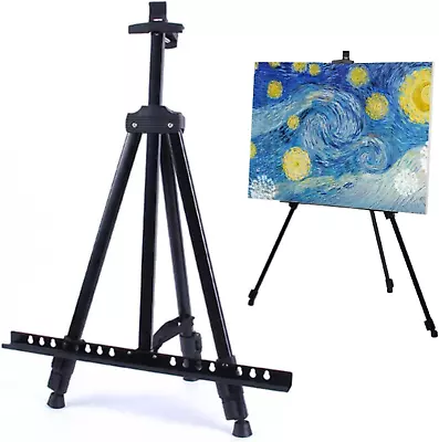 Adjustable Artist Easel Stand - Adjustable Metal Field Easel With Carry Bag A... • $32.69