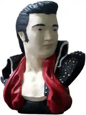 Elvis Presley Sculpture Statue Figure Bust Hand Painted • $197.88