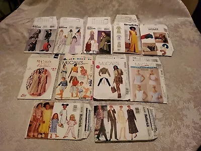 McCall's/Butterick/Simplicity Sewing Patterns - Various Sizes & Styles • $49.99