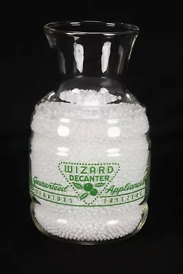 Wizard Glass Decanter Vintage Western Auto Supply Company Promo Advertiser • $22.93