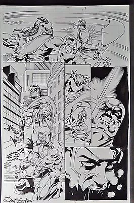 X-o Manowar Issue 7 Page 13 1997 Original Comic Art-scot Eaton-valiant/acclaim • $168.59