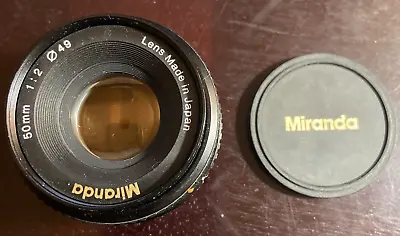 Miranda 50mm Bayonet Mount Prime Lens For SLR/Mirrorless Cameras • $5.99