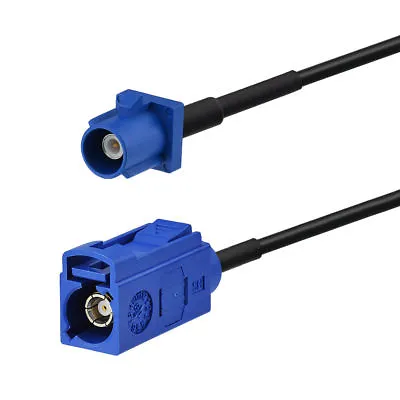 12 FT Fakra BLUE C Male To Fakra BLUE C Female GPS Antenna Extension Cable RG174 • $17.99