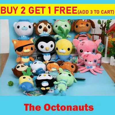 Octonauts Barnacles Dashi Kwazii Peso Tweak Shellington Inkling Tunip Soft Doll • £8.09