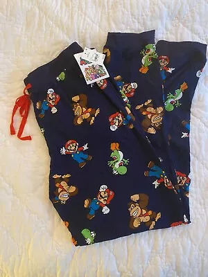 Super Mario Bros Men’s Pajama Pants Size M Official Nintendo • $18.95