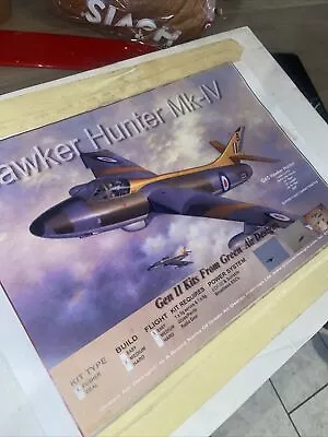 Rc Plane Kit Green Air Designs Hawker Hunter Kit • £39.99