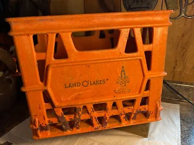 Vintage Land O' Lakes Dairy Milk Crate Heavy Duty Molded Plastic Mfg By Amoco • $17.99