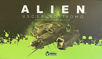 Eaglemoss Alien Uscss Nostromo Xl Ship Yellow Pre-production Concept Edition New • $145.13