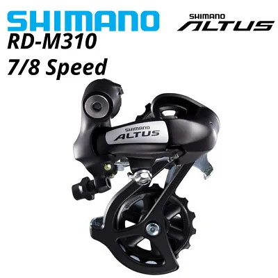 Shimano ALTUS RD-M310 7/8/3x7/3x8 Speed MTB Bike Rear Derailleur Black • $23.95