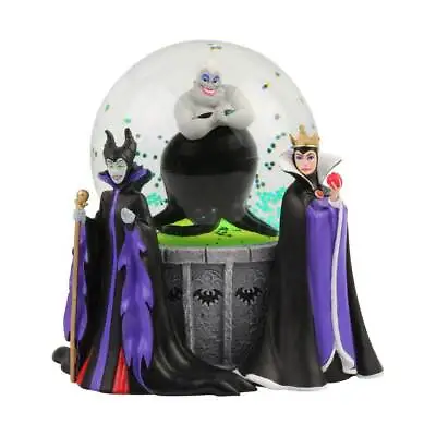 Department 56 Disney Villains Ursula Maleficent And Evil Queen Lit Waterball • $54.98